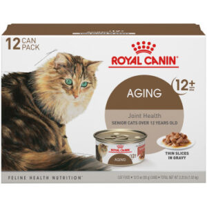 Royal Canin Aging 12+ Thin Slices in Gravy Canned Cat Food