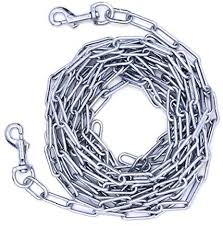 big tie out chain for dogs