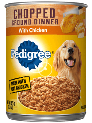 PEDIGREE Chopped Ground Dinner with Chicken Wet Dog Food 375g