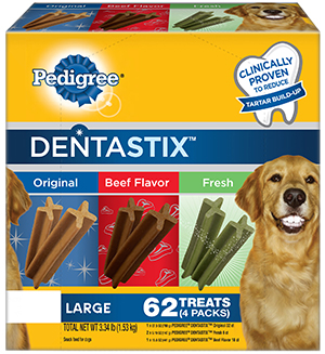 Pedigree dentastix shop large dog treats