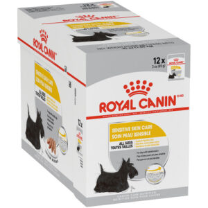 Royal Canin Sensitive Skin Care Loaf in Gravy Pack of 12 Dog Food 1.02kg