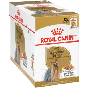 Royal Canin Yorkshire Terrier Adult Pouch of 12 Wet Dog Food 1.02kg