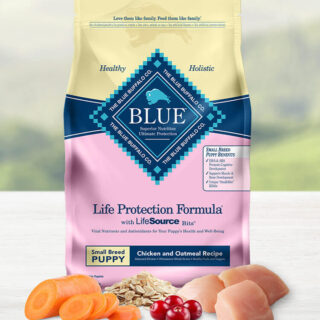 BLUE BUFFALO Life Protection Formula Small Breed Puppy Chicken & Oatmeal Recipe Dry Dog Food 6.8kg