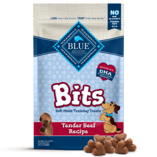 Blue Buffalo Blue Bits Tender Beef Recipe Soft-Moist Training Dog Treats 454g