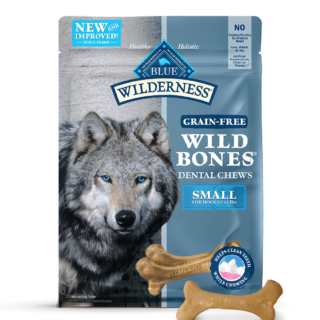 Blue Buffalo Wilderness Wild Bones Grain-Free Small Dental Dog Treats 765g