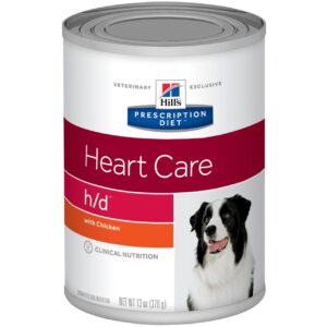 Hill's Prescription Diet h/d Heart Care with Chicken Wet Dog Food 370g