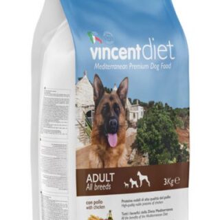 vincent diet adult chicken dog food