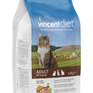 vincent diet adult chicken dry cat food