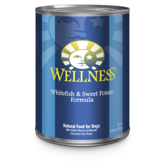 Wellness Complete Health Whitefish & Sweet Potato Formula Case of 12 Canned Dog Food 354g