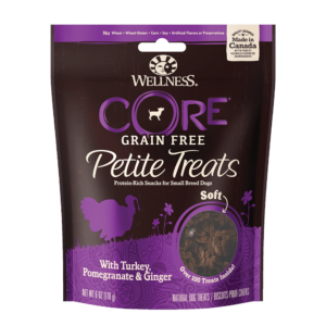 Wellness CORE Petite Treats Turkey, Pomegranate & Ginger Recipe Soft Grain-Free Dog Treats 170g