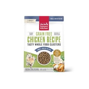 The Honest Kitchen Whole Food Clusters Chicken Recipe Small Breed Grain-Free Dehydrated Dog Food 4.5kg