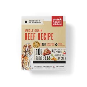 The Honest Kitchen Whole Grain Beef Recipe Verve Dehydrated Dog Food 4,5kg