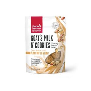 The Honest Kitchen Goat's Milk N' Cookies Slow Baked With Peanut Butter & Honey Dog Treats 227g