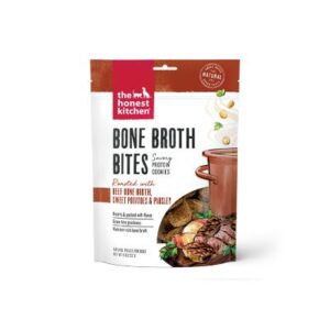 The Honest Kitchen Bone Broth Bites Roasted With Beef Bone Broth, Carrots, & Parsley Dog Treats 227g