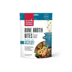 The Honest Kitchen Bone Broth Bites Roasted With Turkey Bone Broth, Pumpkin & Parsley Dog Treats 227g