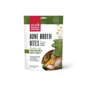 The Honest Kitchen Bone Broth Bites Roasted With Chicken Bone Broth, Carrots & Parsley Dog Treats 227g