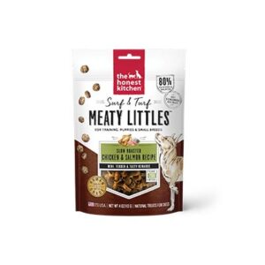 The Honest Kitchen Surf & Turf Meaty Littles Slow Roasted Chicken & Salmon Recipe Dog Treats 113g