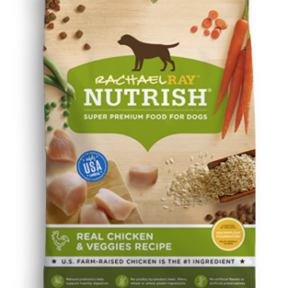 Rachael Ray Nutrish Natural Chicken & Veggies Recipe Dry Dog Food 18.1kg