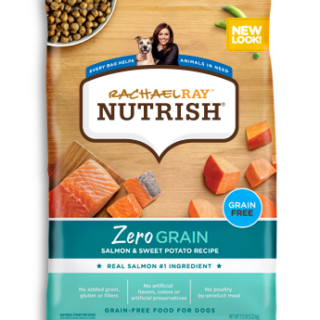 Rachael Ray Nutrish Zero Grain Natural Salmon & Sweet Potato Recipe Grain-Free Dry Dog Food 10.4kg