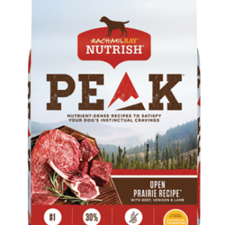 Rachael Ray Nutrish PEAK Open Prairie Recipe with Beef, Venison & Lamb Natural Grain-Free Dry Dog Food 10.4kg