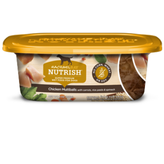 Rachael Ray Nutrish Natural Chicken Muttballs with Pasta Natural Case of 8 Wet Dog Food 227g