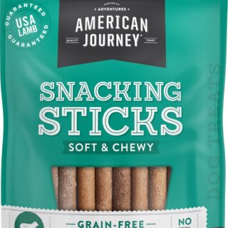 American Journey Lamb Recipe Grain-Free Soft & Chewy Snacking Sticks Dog Treats 170g