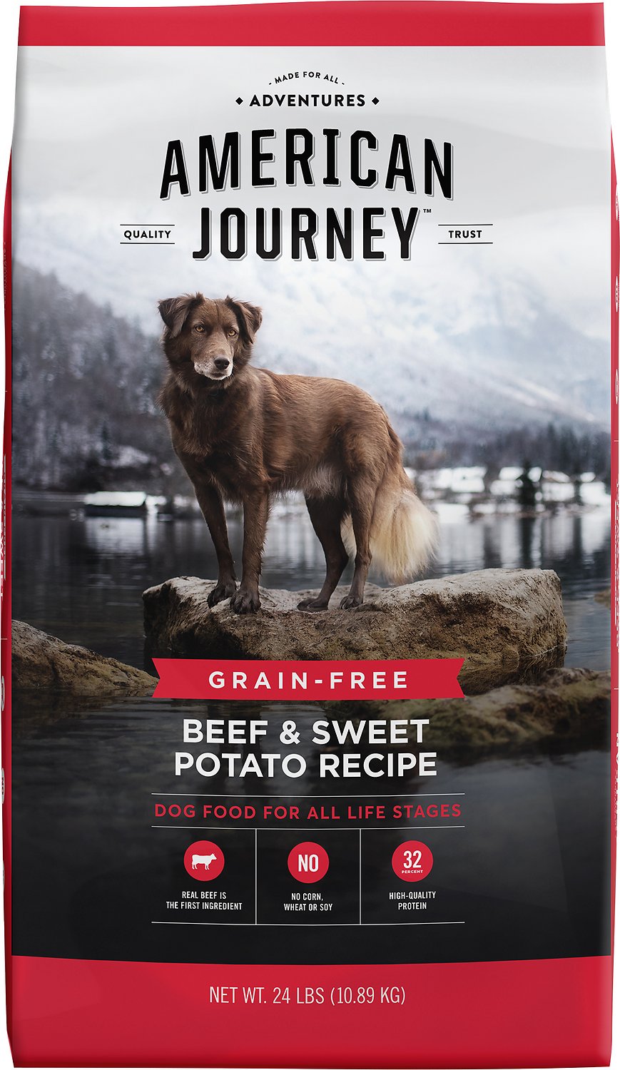 American Journey Beef Sweet Potato Recipe Grain Free Dry Dog