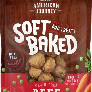 American Journey Beef Recipe Grain-Free Soft-Baked Dog Treats 227g