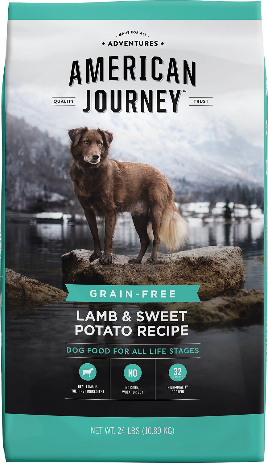 American Journey Lamb Sweet Potato Recipe Grain Free Dry Dog Food 10.9kg