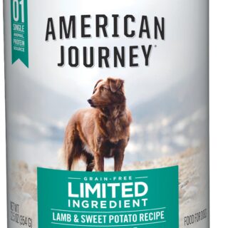 American Journey Limited Ingredient Diet Lamb & Sweet Potato Recipe Grain-Free Case of 12 Canned Dog Food 354g