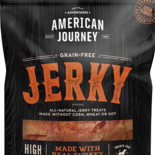 American Journey Turkey Jerky Grain-Free Dog Treats 184g