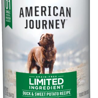 American Journey Limited Ingredient Diet Duck & Sweet Potato Recipe Grain-Free Case of 12 Canned Dog Food 354g