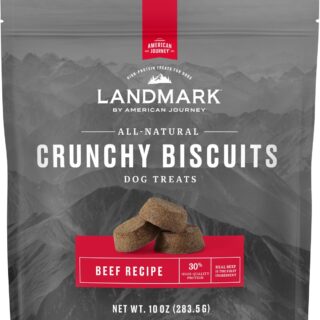 American Journey Landmark Beef Recipe Grain-Free Crunchy Biscuits Dog Treats 283.5g