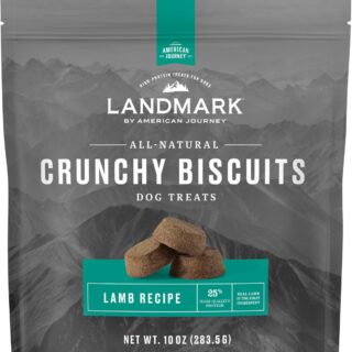 American Journey Landmark Lamb Recipe Grain-Free Crunchy Biscuits Dog Treats 283.5g