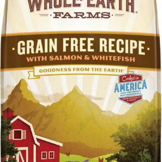 Whole Earth Farms Grain-Free Salmon & Whitefish Dry Dog Food 11.3kg