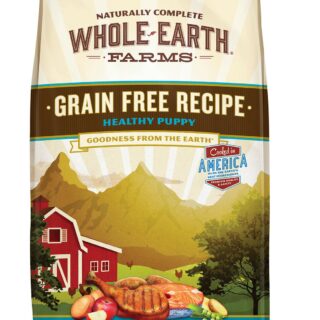 Whole Earth Farms Healthy Puppy Recipe Grain-Free Dry Dog Food 11.3kg