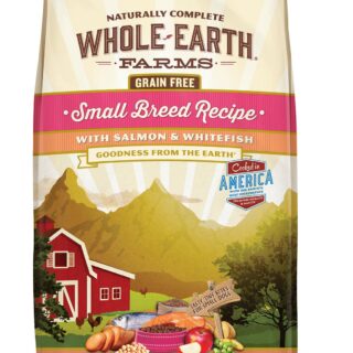 Whole Earth Farms Small Breed Grain-Free Salmon & Whitefish Dry Dog Food 5.4kg