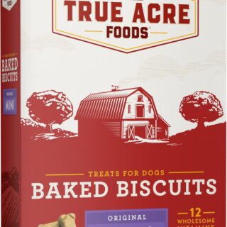 True Acre Foods Mini Original Baked Biscuits Dog Treats 425g