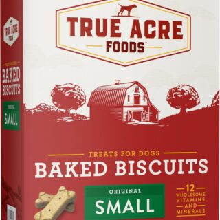 True Acre Foods Small Original Baked Biscuits Dog Treats 680g