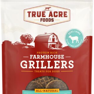 True Acre Foods Farmhouse Grillers Lamb Recipe with Cranberries Dog Treats 170g