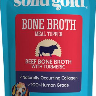 Solid Gold Beef Bone Broth with Turmeric Dog Food Topper 226g