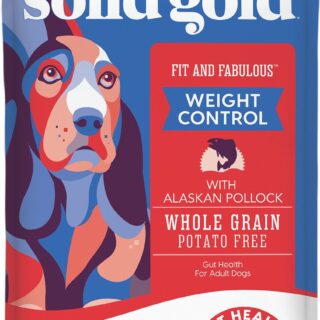 Solid Gold Fit & Fabulous Low Fat/Low Calorie with Fresh Caught Alaskan Pollock Adult Dry Dog Food 10.9kg