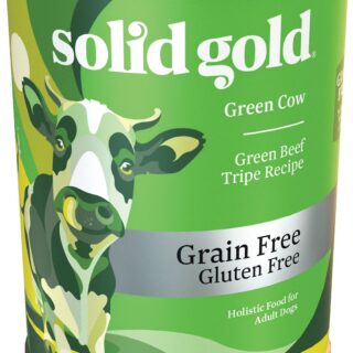 Solid Gold Green Cow Green Beef Tripe in Beef Broth Grain-Free Case of 6 Canned Dog Food 374g