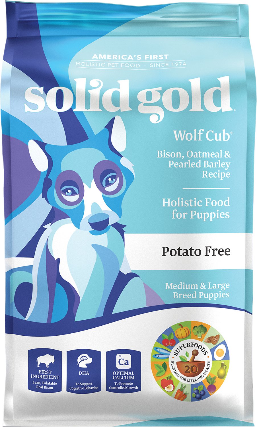 Solid gold hot sale puppy food