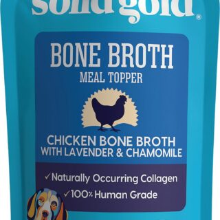 Solid Gold Chicken Bone Broth with Lavender & Chamomile Dog Food Topper 226g