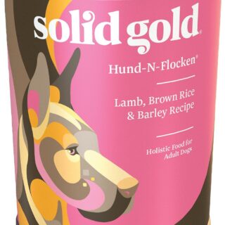 Solid Gold Hund-n-Flocken Lamb, Brown Rice & Barley Recipe Case of 6 Canned Dog Food 374g