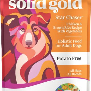 Solid Gold Star Chaser Chicken & Brown Rice with Vegetables Adult Dry Dog Food 13kg