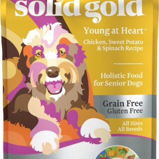 Solid Gold Young At Heart Senior Grain-Free Chicken, Sweet Potato & Spinach Dry Dog Food 10.9kg