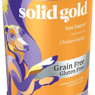 Solid Gold Sun Dancer Chicken Recipe Grain-Free Case of 6 Canned Dog Food 374g