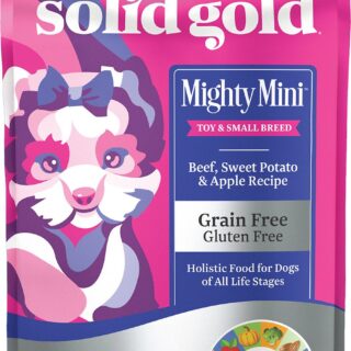 Solid Gold Mighty Mini Small & Toy Breed Grain-Free Beef, Sweet Potato & Apple Dry Dog Food 5kg